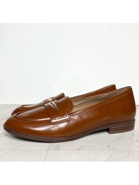 27 Edit Georgiana Brown Leather Loafer 11M